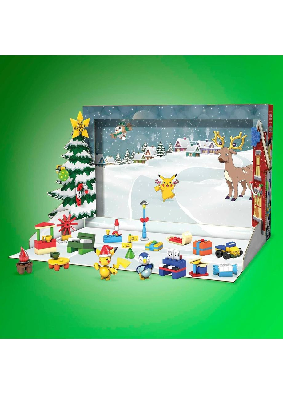 Адвент-календарь Construx Зимние приключения Покемонов (GYG99) Mega (365251461)
