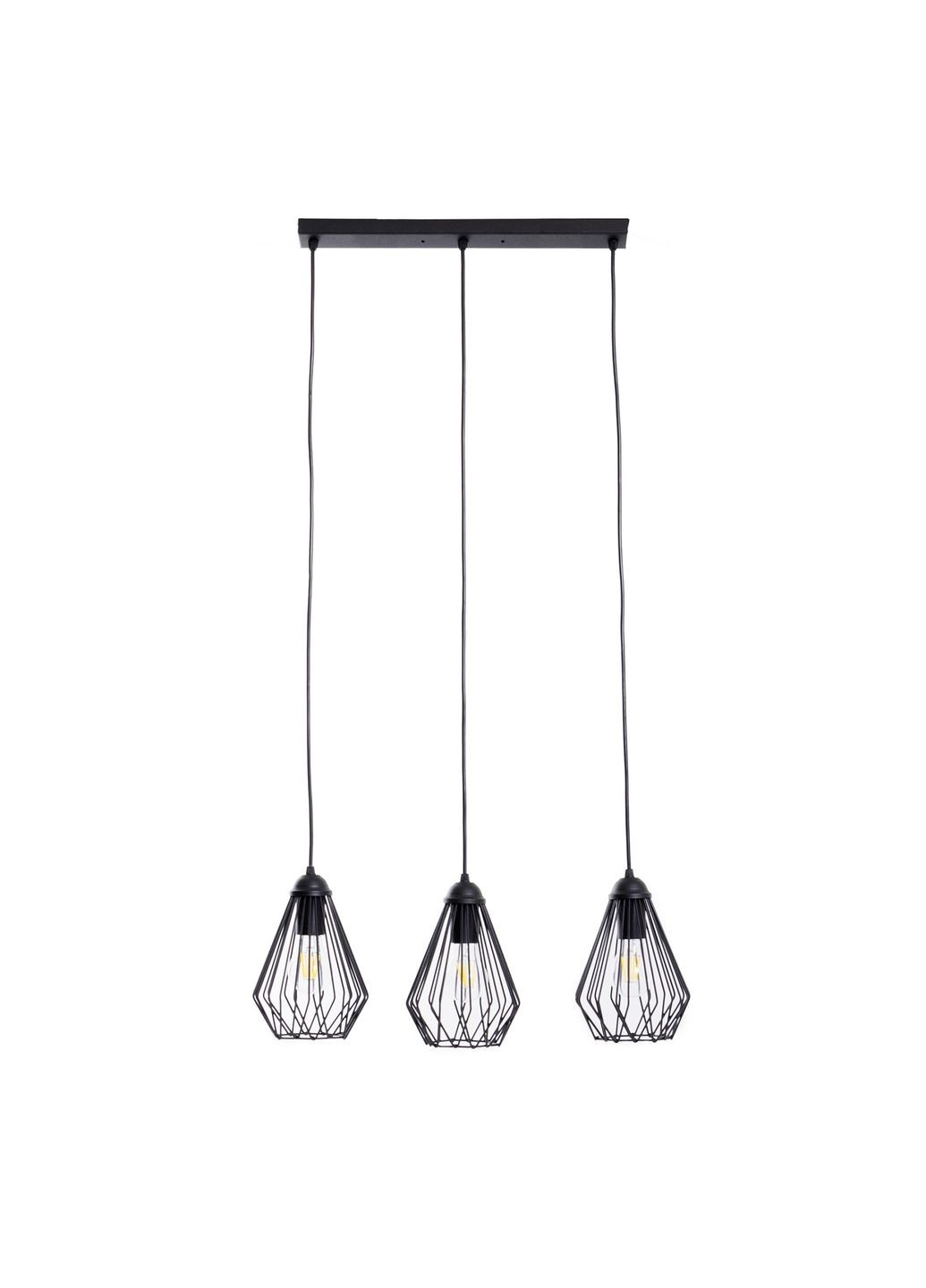 Люстра (светильник подвесной) Dribble C210-450-3 Black Atmolight (370247636)