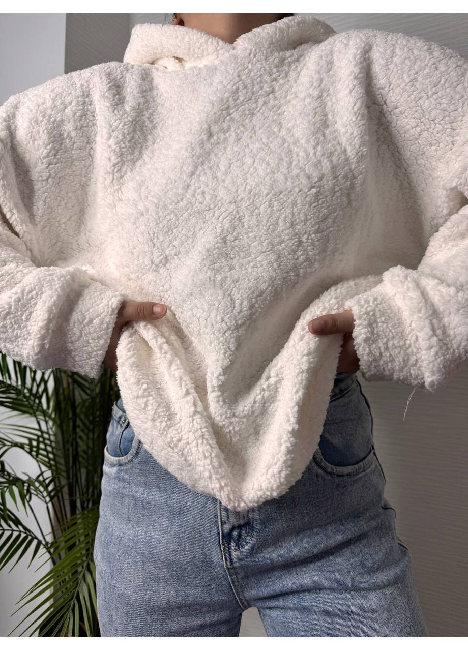 Плюшеве жіноче худі з вушками No Brand Р4939-385/2 (369402626)