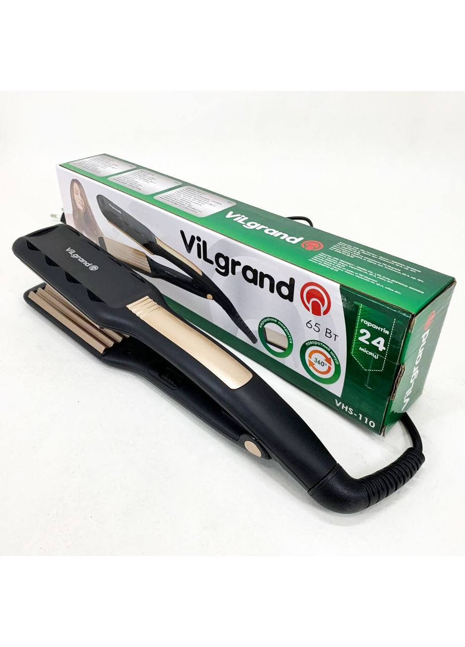 Плойка для волосся VHS-110. Колір: золотий Vilgrand (364664596)