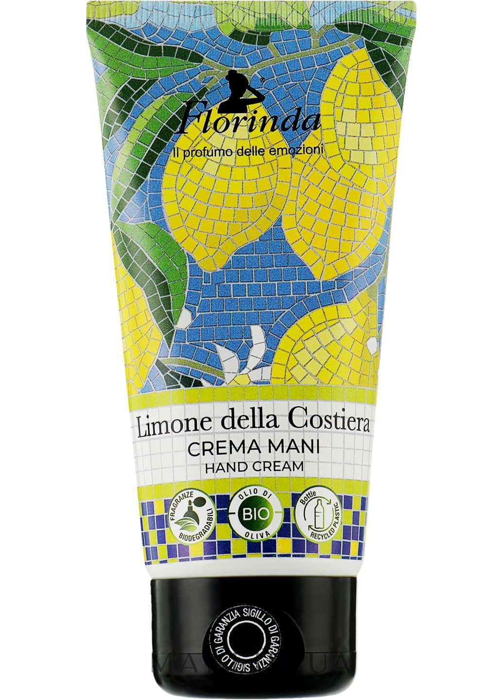Крем для рук "Прибрежный лимон" Mosaici Italiani Hand Cream 75ml (1171486-31160474) Florinda (368639556)