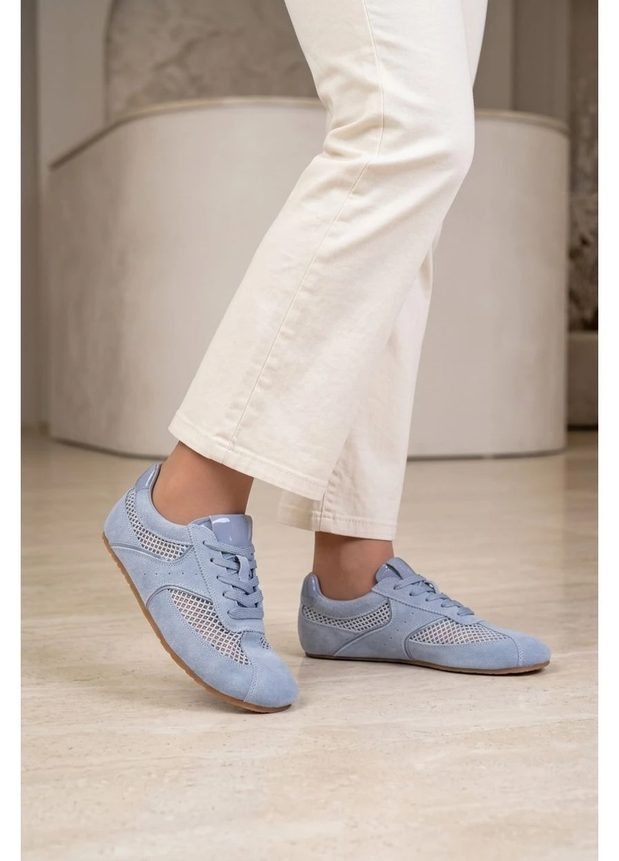 Кроссовки женские Натуральная замша синие 351088 Where Uwear синие лето (393039743)