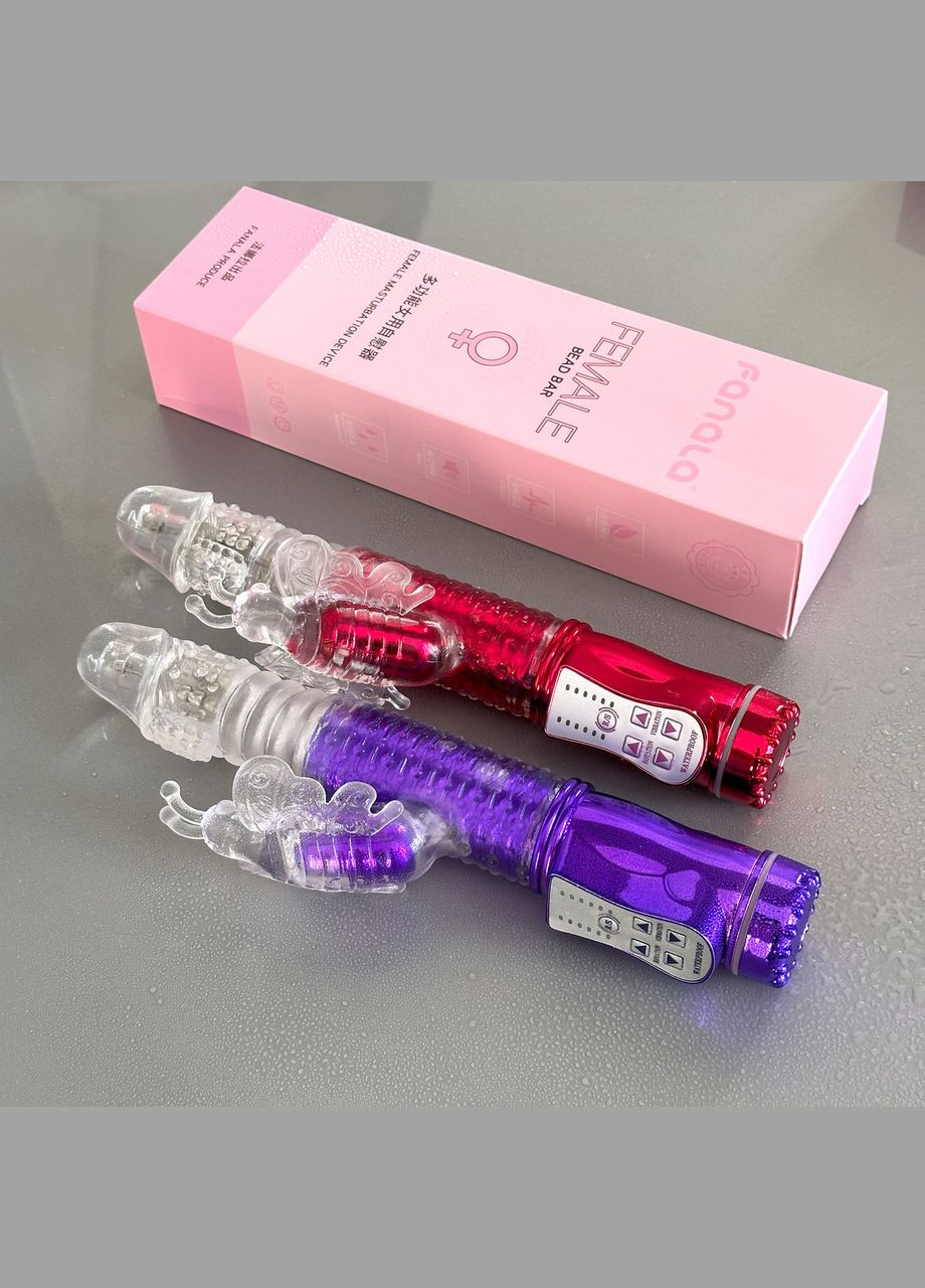 Вібратор для жінок кролик вагінальний для клітора вібромасажер жіночий вібратори червоний No Brand (339092267)