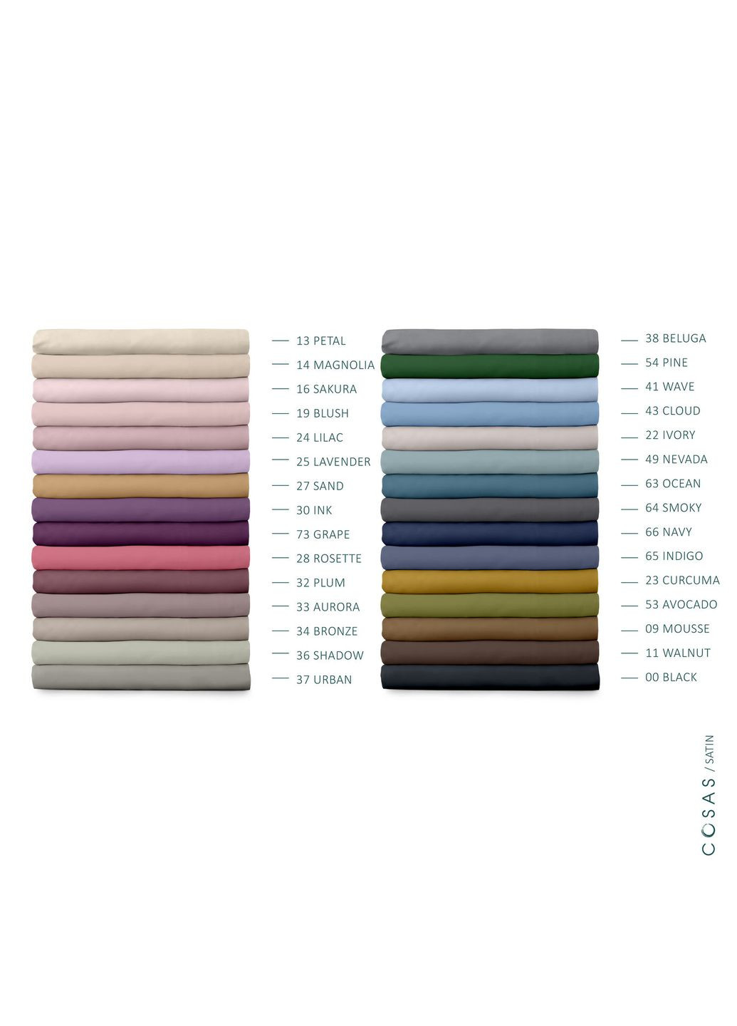 Наволочка сатин на подушку 50х70 BLUSH (4822052165508) Cosas (367914729)