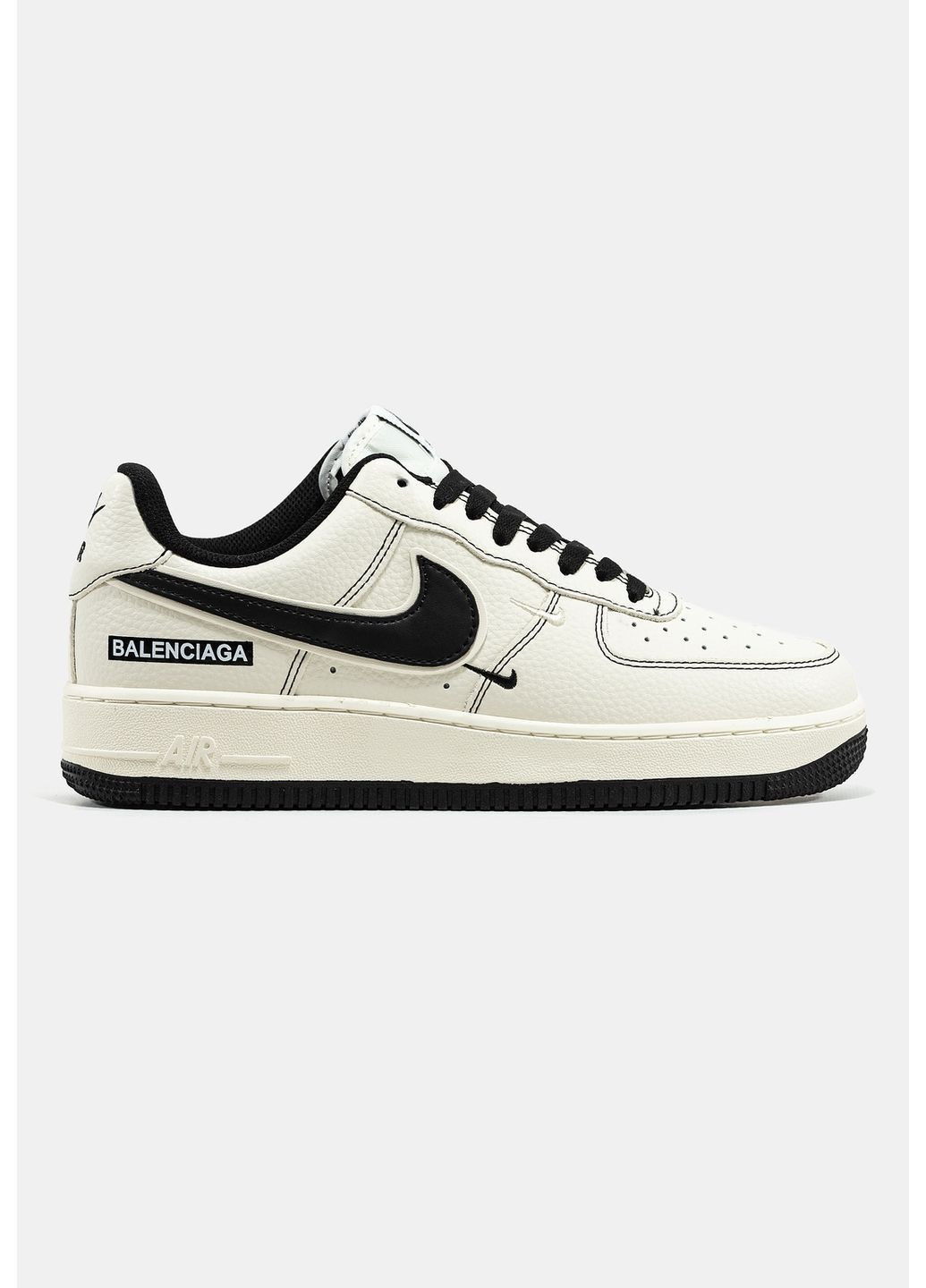 Білі Осінні кросівки чоловічі nike No Brand Air Force 1 x Balenciaga