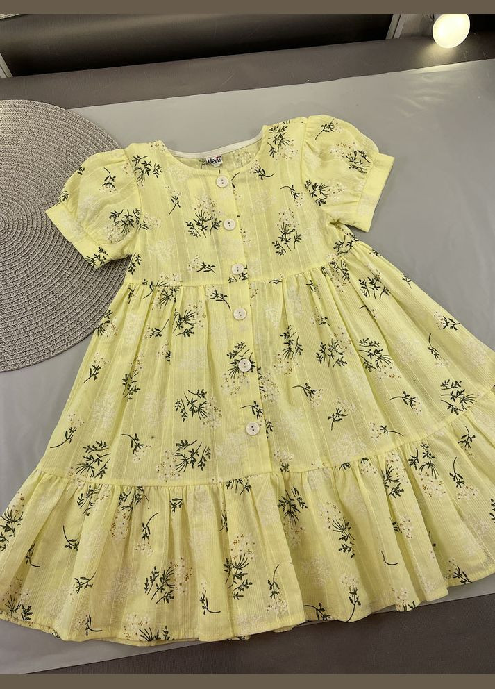 Жовта сукня для дівчинки Mevis (291439043)
