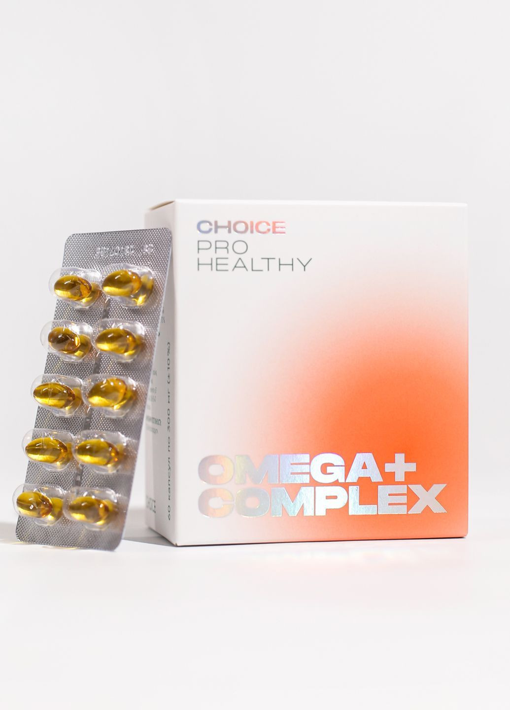 Омега -3, -6, -9 (60 капсул) CHOICE Omega complex + (300430746)