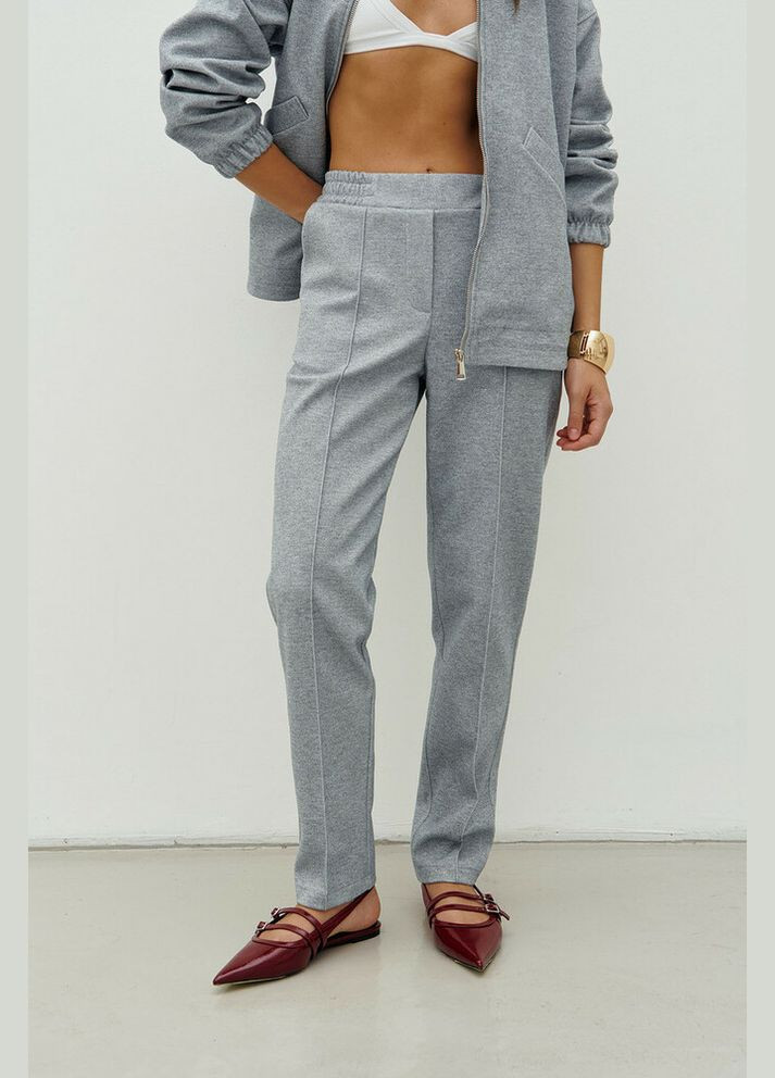 Жіночий костюм з бомбером MKRM4205-1 Modna KAZKA (336932002)