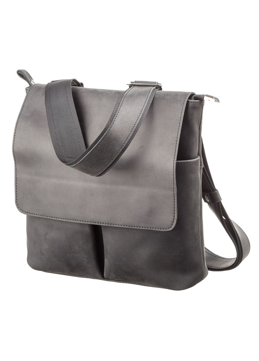 Сумка 11078 из винтажной кожи Черная Shvigel (298569521)