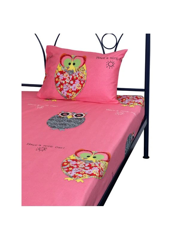 Набор простынь с наволочкой Owl сатин 143x215+50x70 см (20533) Руно (348137625)