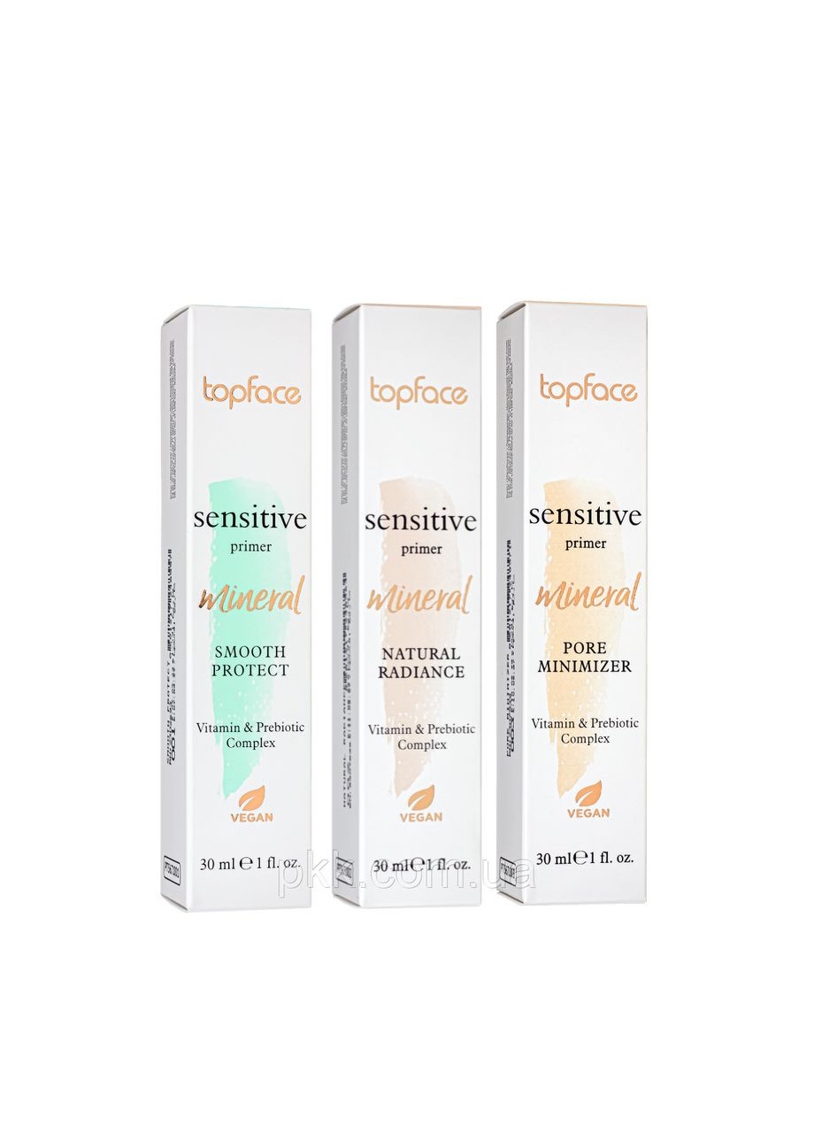 Праймер для обличчя Sensitive Mineral PT567 № 002 Natural Radiance Натуральне сяйво TopFace (306091039)