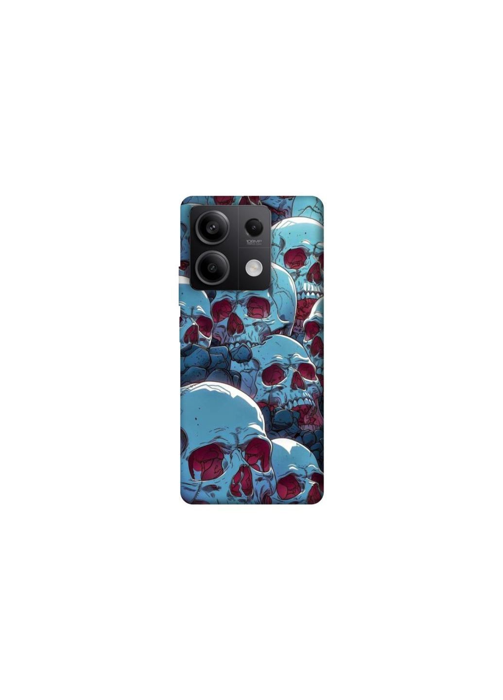 Чехол на Xiaomi Redmi Note 13 5G Skulls v2 Frontalka (354186962)