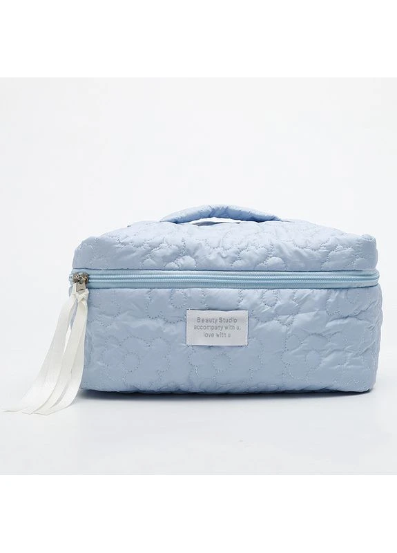 Мягкая косметичка Puff Big Голубая (AN0103151) ANbeauty (395439523)