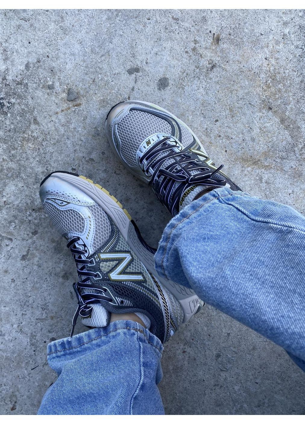 Сірі Осінні кросівки чоловічі new balance 860 v2 grey нью беланс 860 No Brand