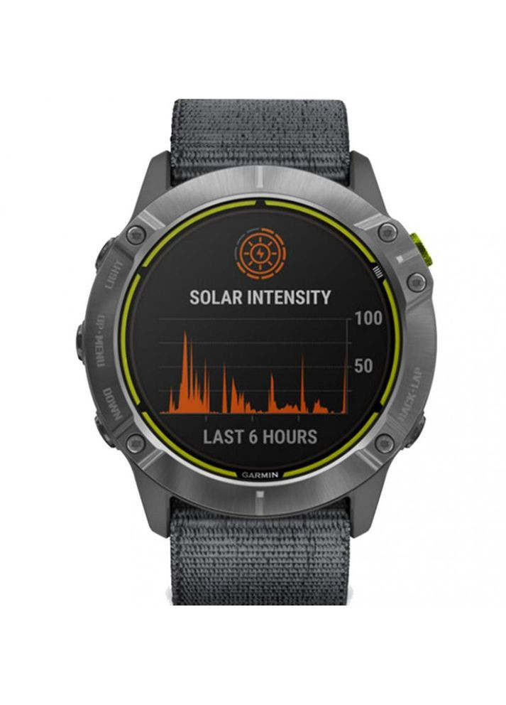 Смартчасы Steel with Gray UltraFit Nylon Strap (010-02408-00/10) Garmin Enduro (315604222)