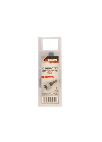 Сверло корончатое GM HSS 30 мм (6-08-030) Granite (322705566)