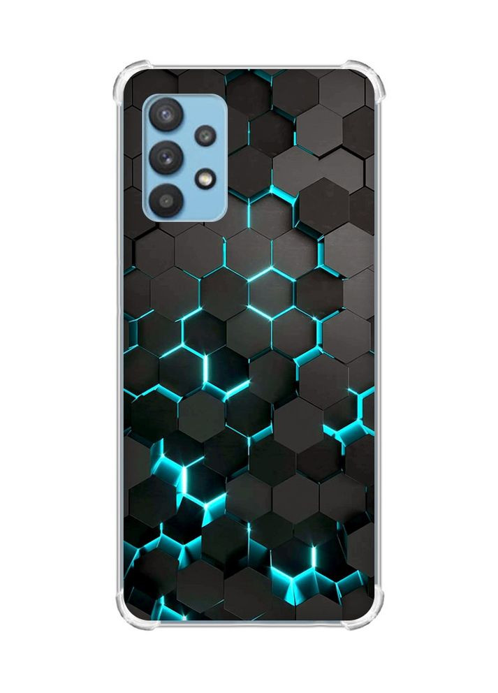 Чохол з потовщеними кутами на Samsung Galaxy A32:: Соти 3D (принт 357) Creative (355408223)