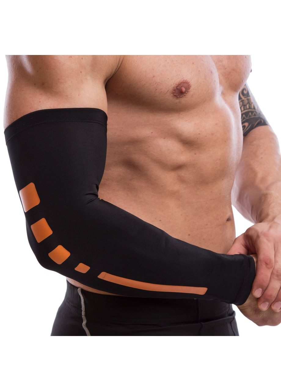 Нарукавник компрессионный (1шт) (рукав для спорта) BC-1498 (BC-1498_Черный_XL) SP-Sport (361436240)