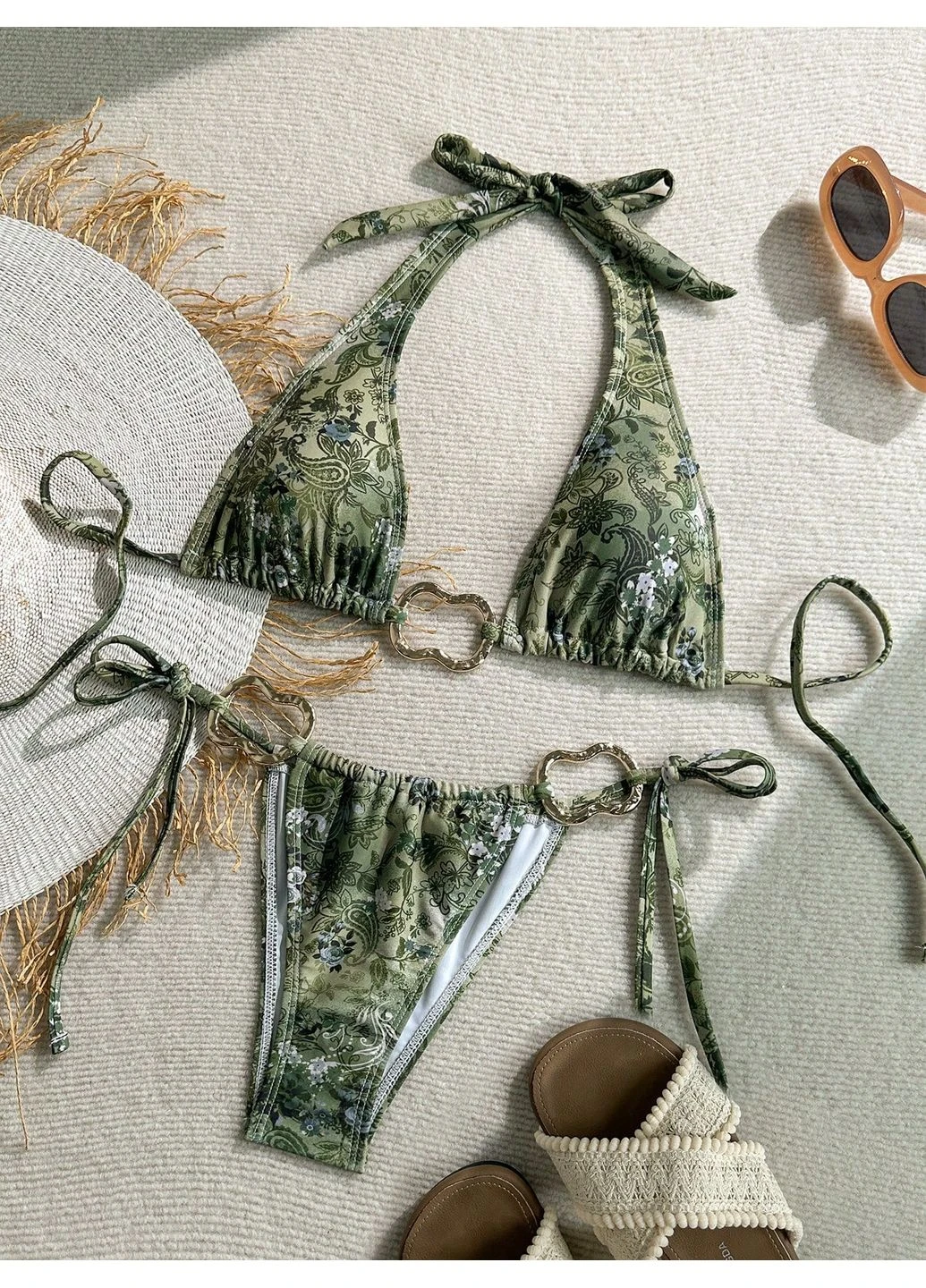 Комбінований літній купальник SHEIN
