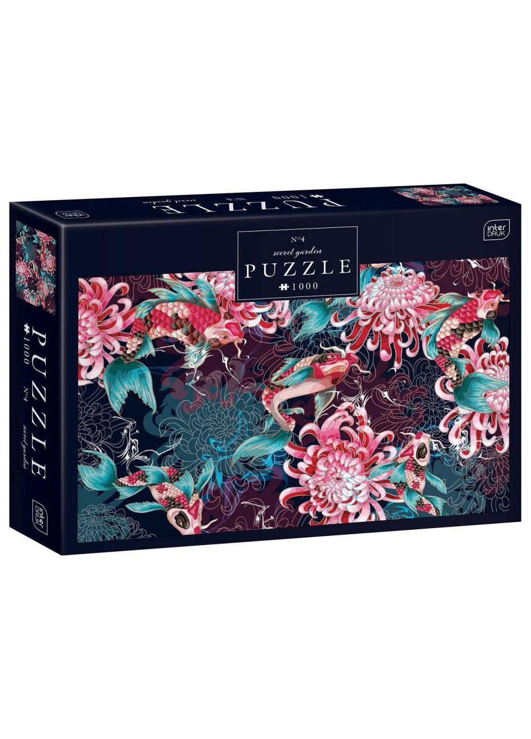 Пазли тришарові Secret Garden 4 (1000 шт.) Interdruk (257399732)