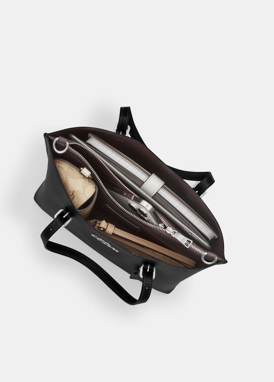 Женская сумка Coach Mollie Tote Bag 25 In Signature Canvas Белый. (377) No Brand (335833729)