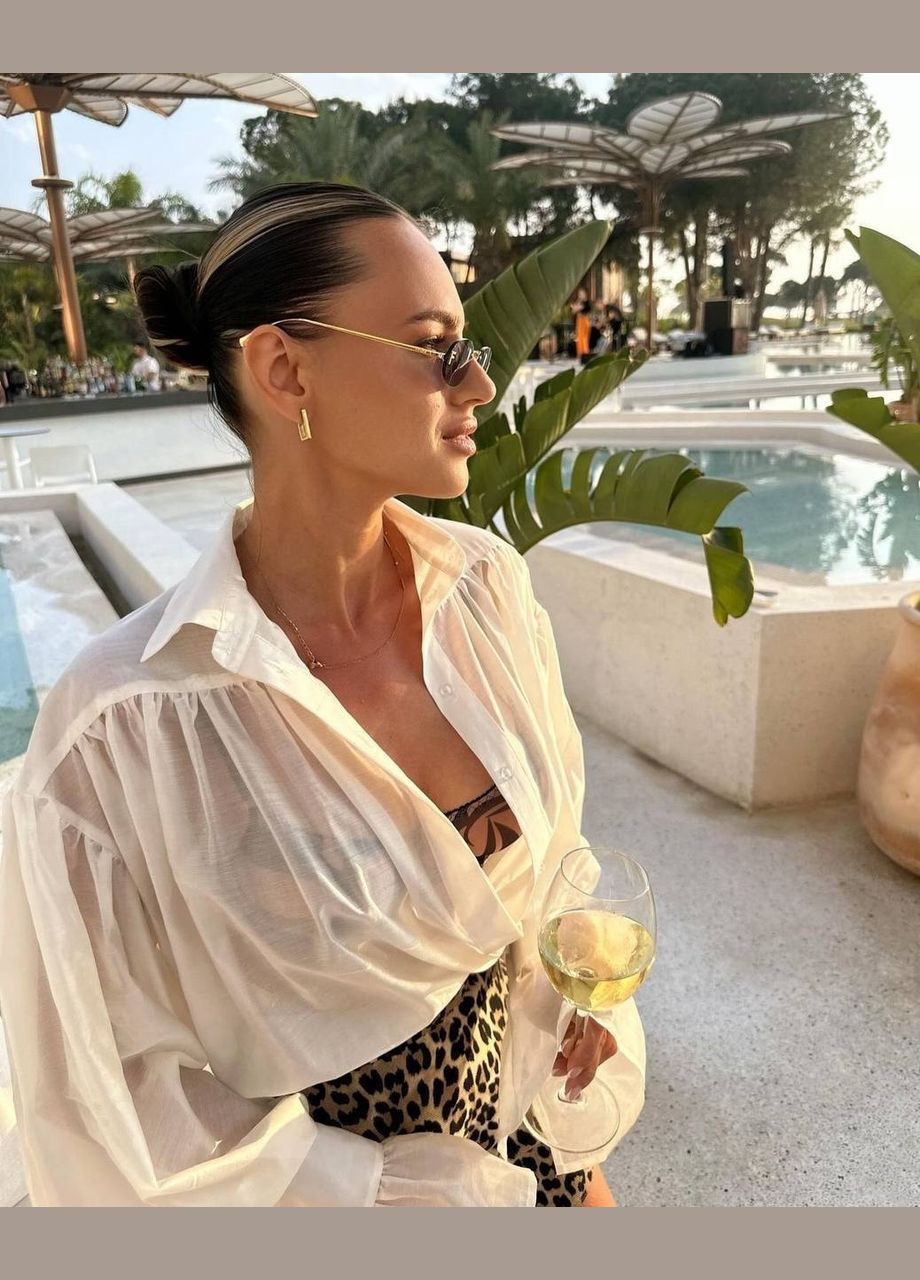 Леопардовые женские шорты SAVOY BRAND (330033521)