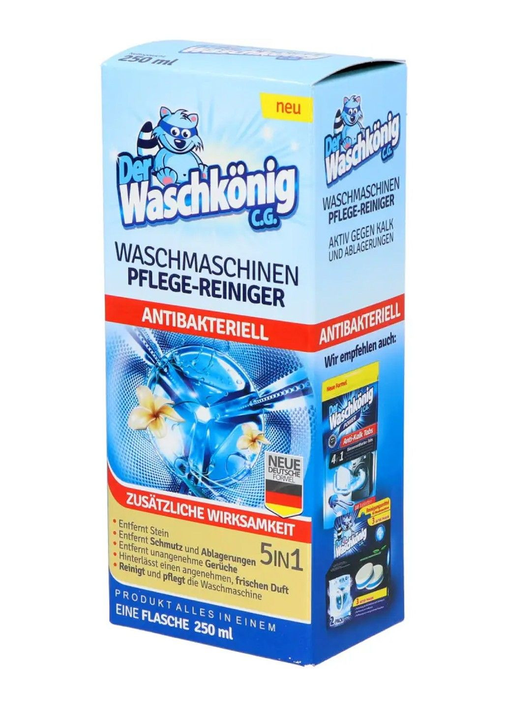 Чистящее средство для стиральной машины 250 мл Waschkonig (278048725)