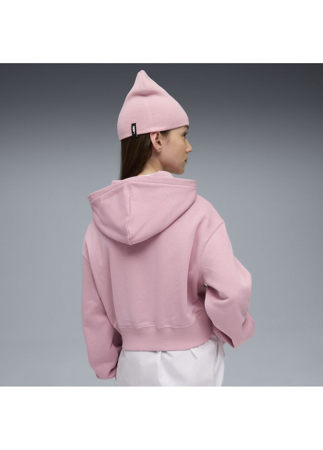 Дитяча худі WARDROBE ESS Short Length Hoodie Youth Puma (371994943)