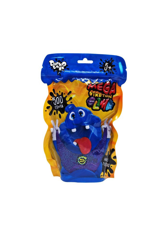 Лизун-антистресс "Mega Stretch Slime" SLM-12-01U 500 гр Фиолетовый Danko Toys (363265860)