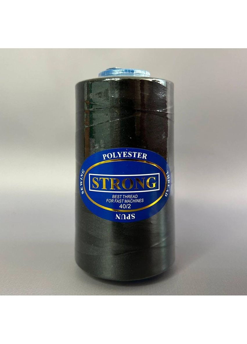 ОПТ від 120 шт нитки швейні STRONG чорні 40/2 4000ярдів No Brand (354793543)