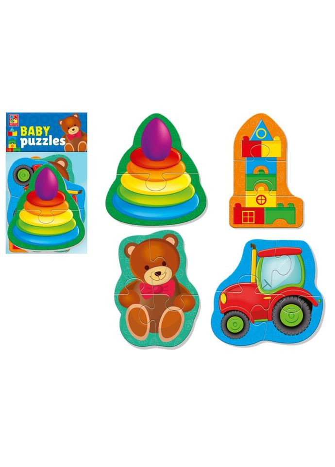 М'які бейбі пазли "Іграшки" VT1106-94 Укр No Brand (330610145)