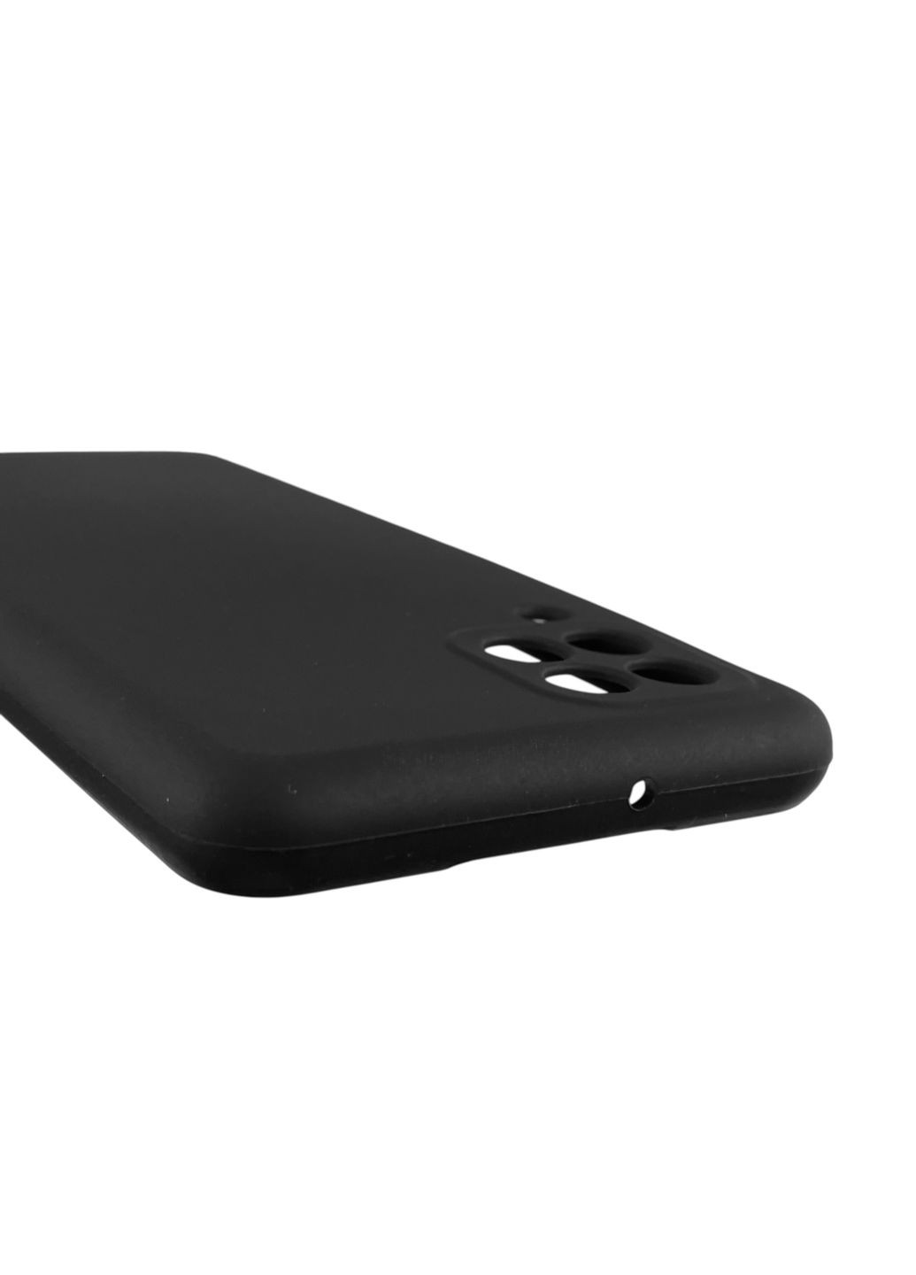 Чохол для Galaxy A22 4G (SM-A225F) силіконовий з мікрофіброю нековзний на самсунг а22 4г чорний Samsung (366389481)