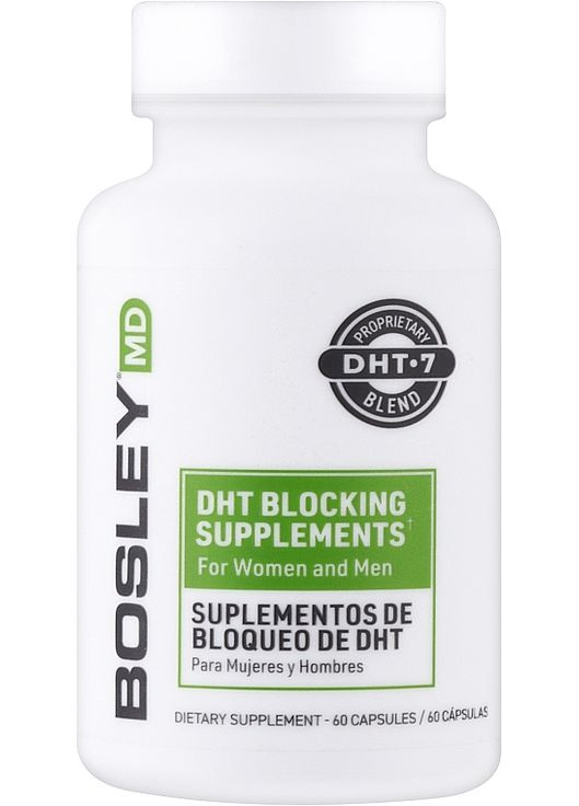 Дієтична добавка "Блокатор ДГТ" DHT Blockings Supplements 60шт (1258229-16472534) Bosley (368659034)