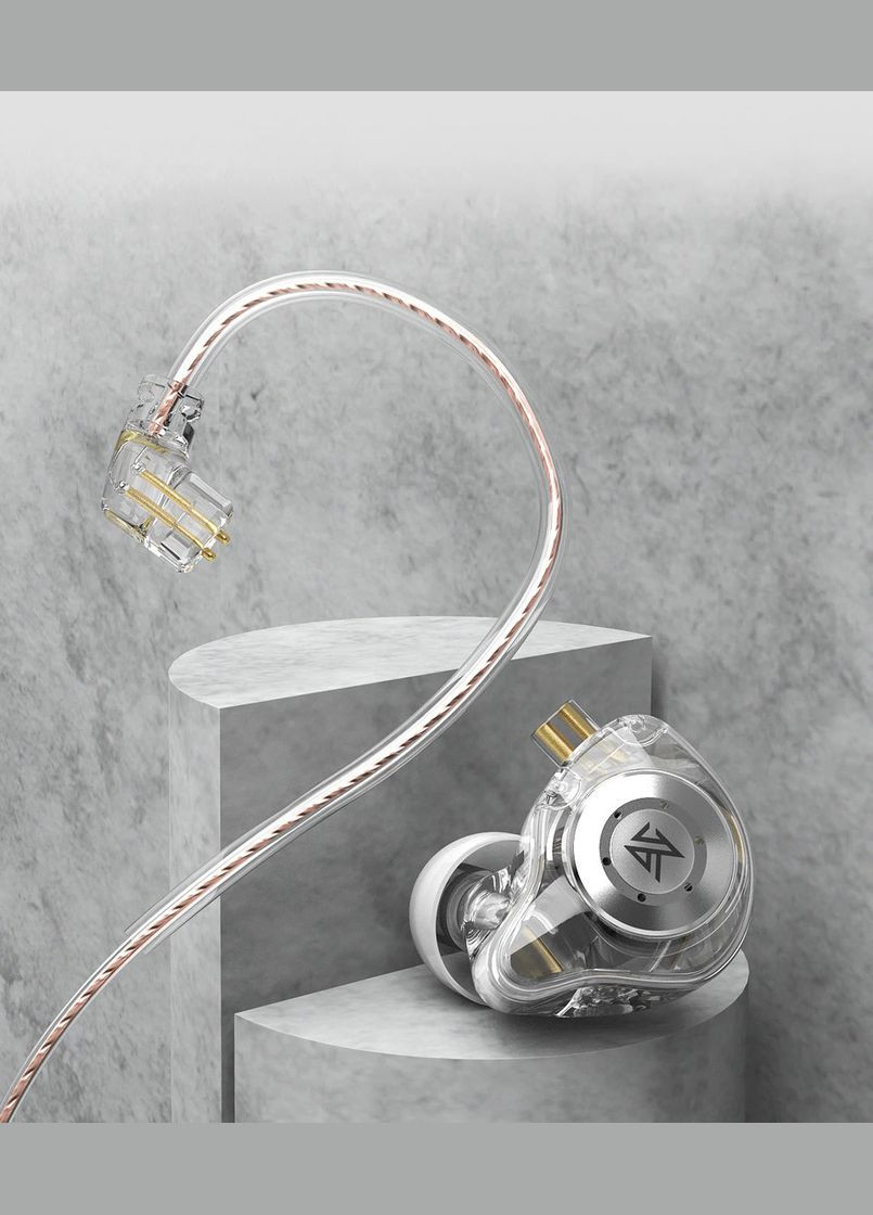 KZ EDX PRO (Micro, Crystal) – In-Ear Monitor наушники для Hi-Fi звука высокого разрешения Knowledge Zenith (361269362)
