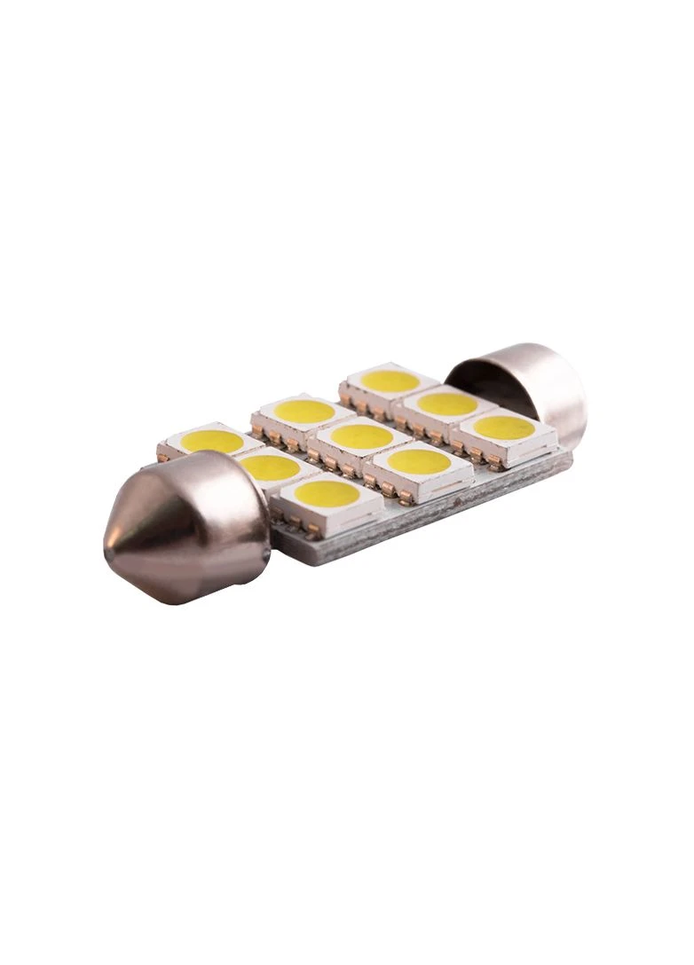 Светодиодная лампа S85-41mm-9smd 5050 белый 12V LEDUA (323474892)
