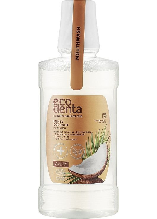 Ополаскиватель для полости рта Cosmos Organic Minty Coconut 500ml (738595-31018606) Ecodenta (368656528)