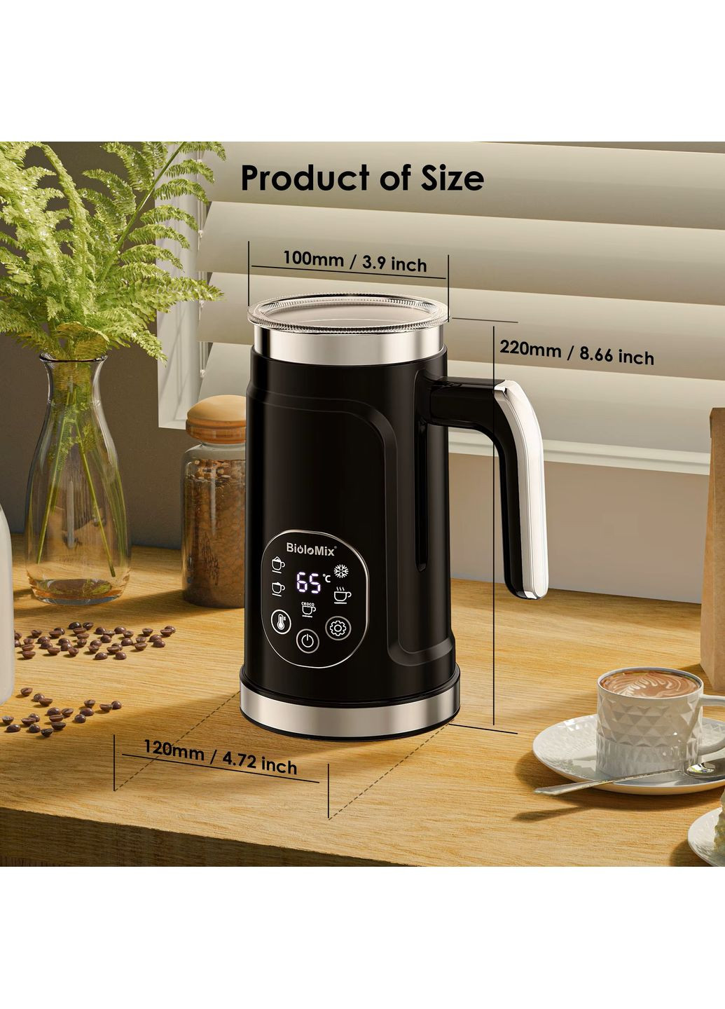 Капучинатор (пенообразователь для молока) BMF102E ( ) BioloMix (360399619)