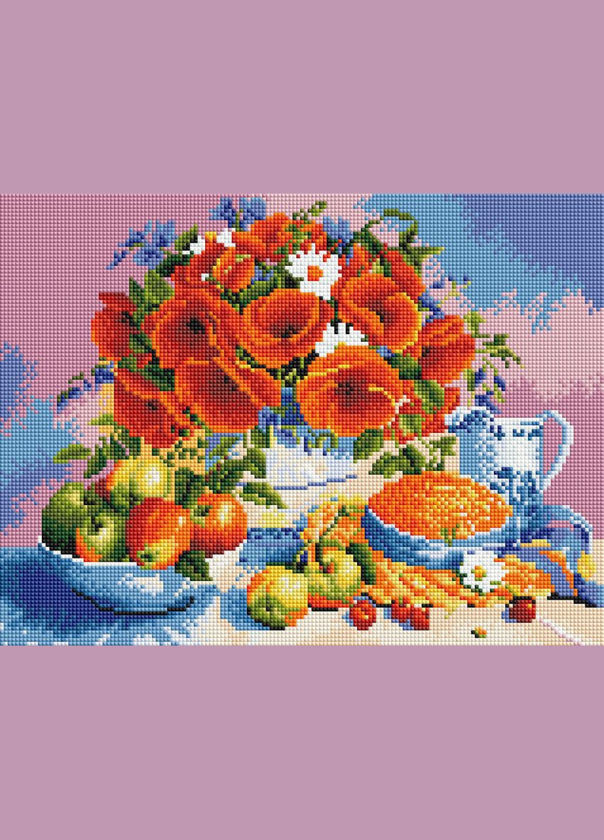 Алмазная мозаика 30х40см Букет маков ST432 ColorArt (299772282)