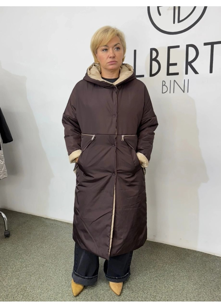 Коричневе зимнє Пальто Коричневе BiBi
