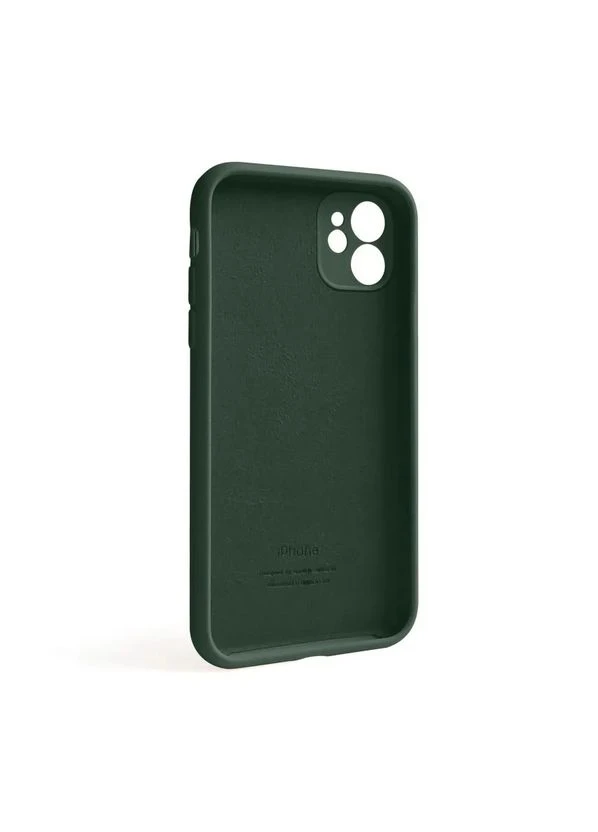 Чехол Silicone Case для Apple iPhone силикон зеленый закрытый низ No Brand 11 (393473724)