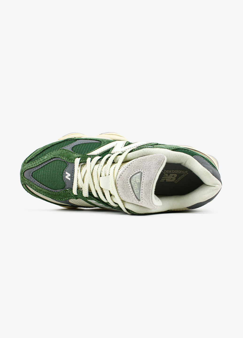 Кроссовки женские и мужские New Balance 9060 green | Нью Беланс 9060 зеленые No Brand зелёные всесезоны (313653566)