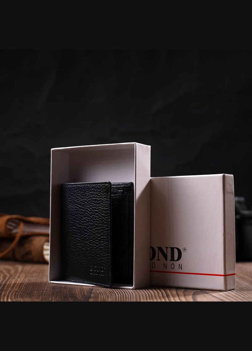 Миниатюрный мужской бумажник из натуральной кожи 21992 Bond (331910084)
