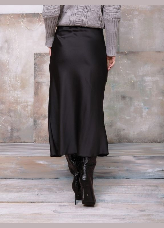 Спідниця 12355 чорна ISSA PLUS (259734801)