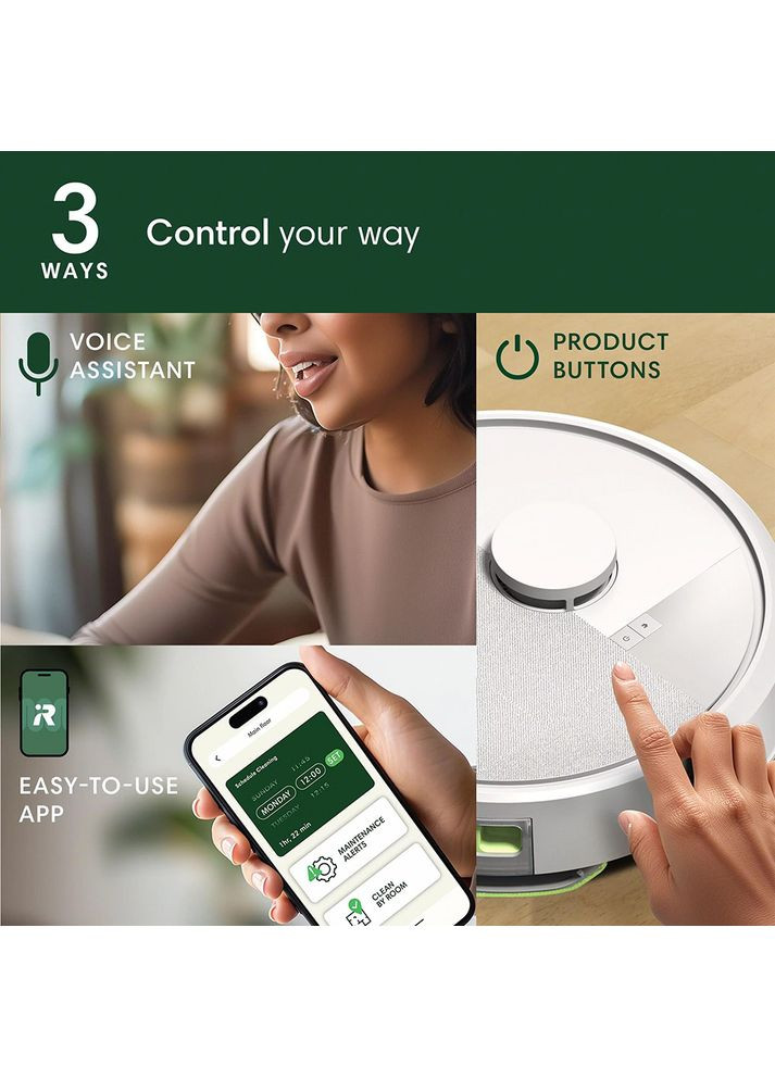 Робот-пылесос Roomba Combo 105 + AutoEmply Dock White (Y351240) iRobot (368901195)