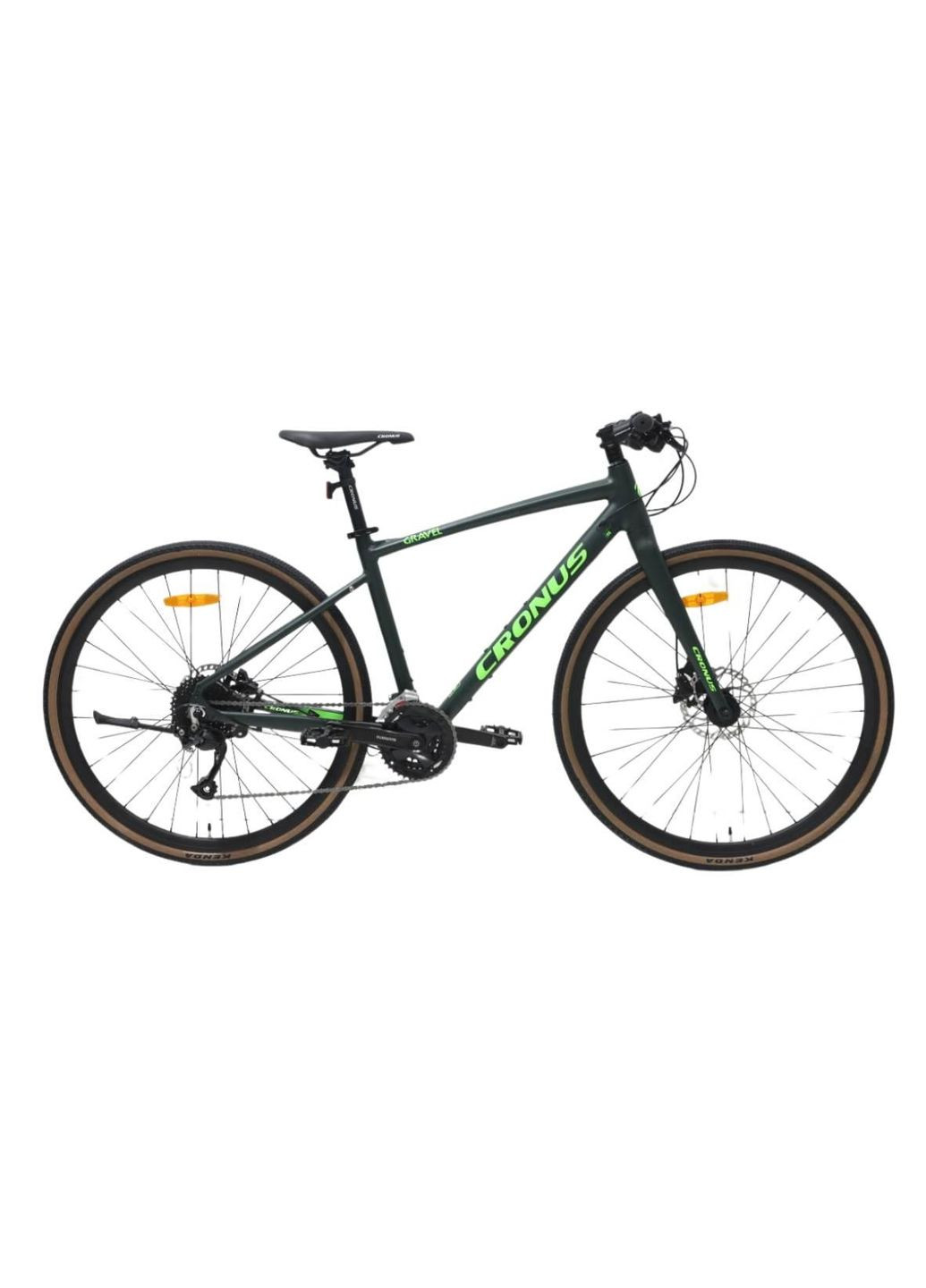 Велосипед Gravel 28", розмір M рама 17.5" (2024), Чорно Cronus (370606304)