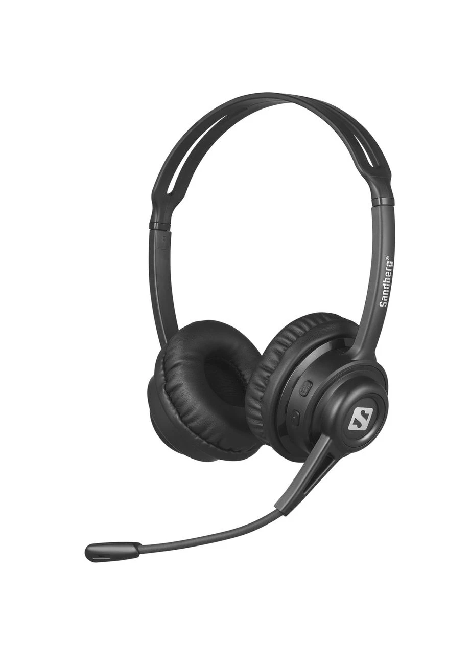 Гарнітура Wireless Headset ANC+ENC, Bluetooth, Чорний Sandberg (390180757)