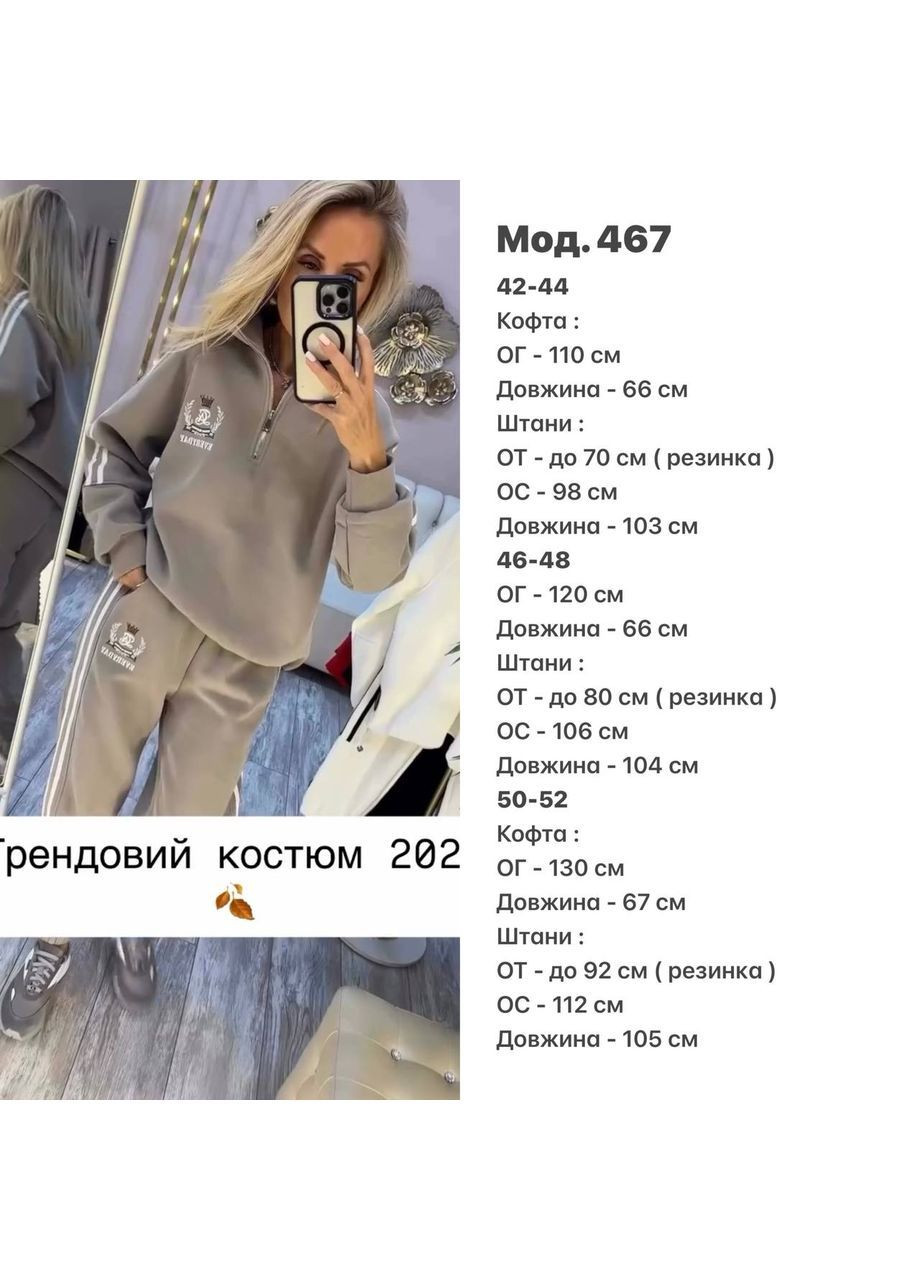 Костюм теплий на флісі No Brand (370204418)