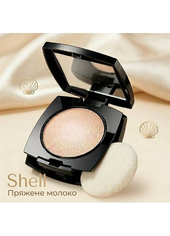 компактная крем-пудра для лица Shell / Пряженное молоко, 9 г Avon (390002492)