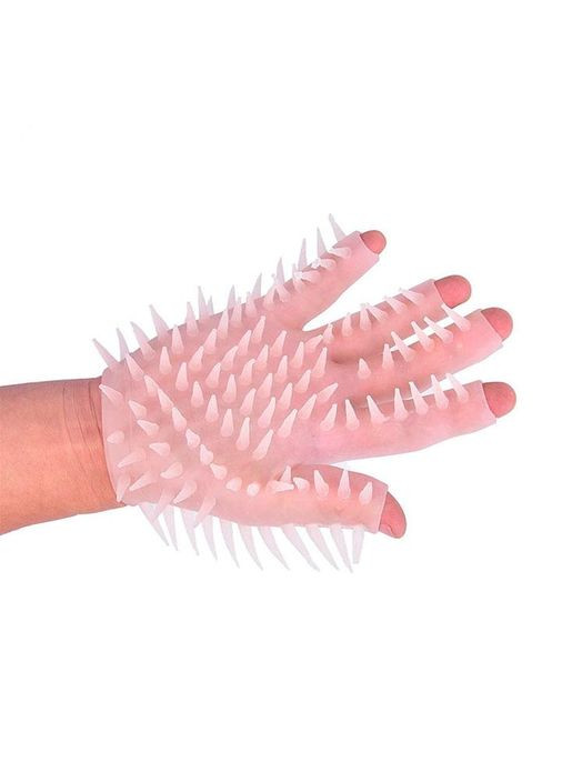 Рукавичка з шипами - 15*8 см - Молочний Drive No Brand (335399409)