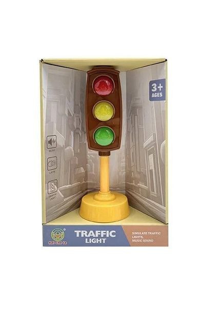 Світлофор 2192 E-44/40034, підсвічування, мелодії, 2 режими роботи, в коробці (6969483240034) No Brand (322817095)